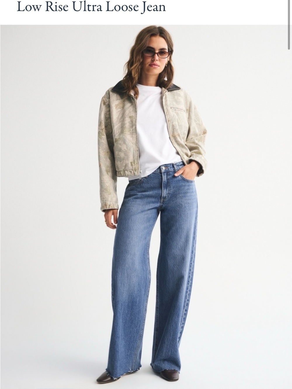 Abercrombie Low Rise Ultra Loose Jean